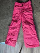 Pantalon de ski rose flashy