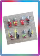 Lot de 8 minifigurines guerriers de l'espace (compatible Lego)