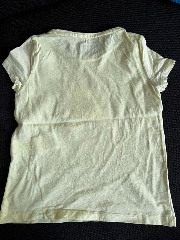 T shirt jaune Kiabi 4 ans - photo numéro 2