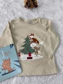 Pull de Noel beige Dopodopo 68 cm 4-6 mois neuf