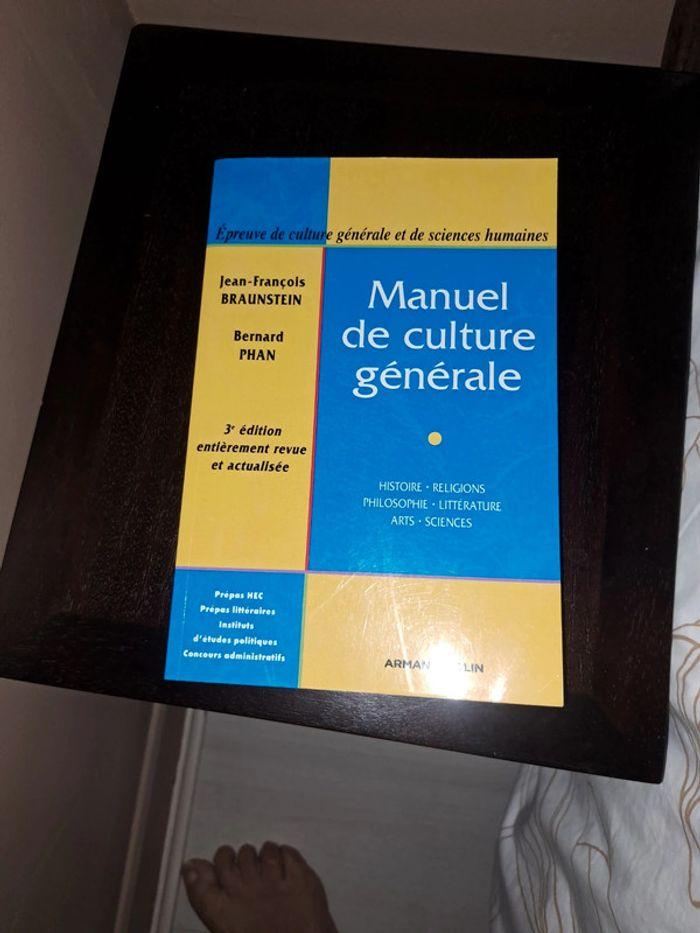 Manuel culture générale - photo numéro 1