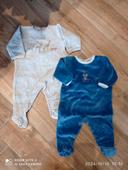 Lot 2 pyjamas Petit Bateau 6 mois