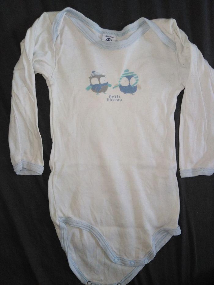 Lot 3 bodies ML petit bateau - photo numéro 4