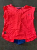 T-shirt fluo sport fille artengo