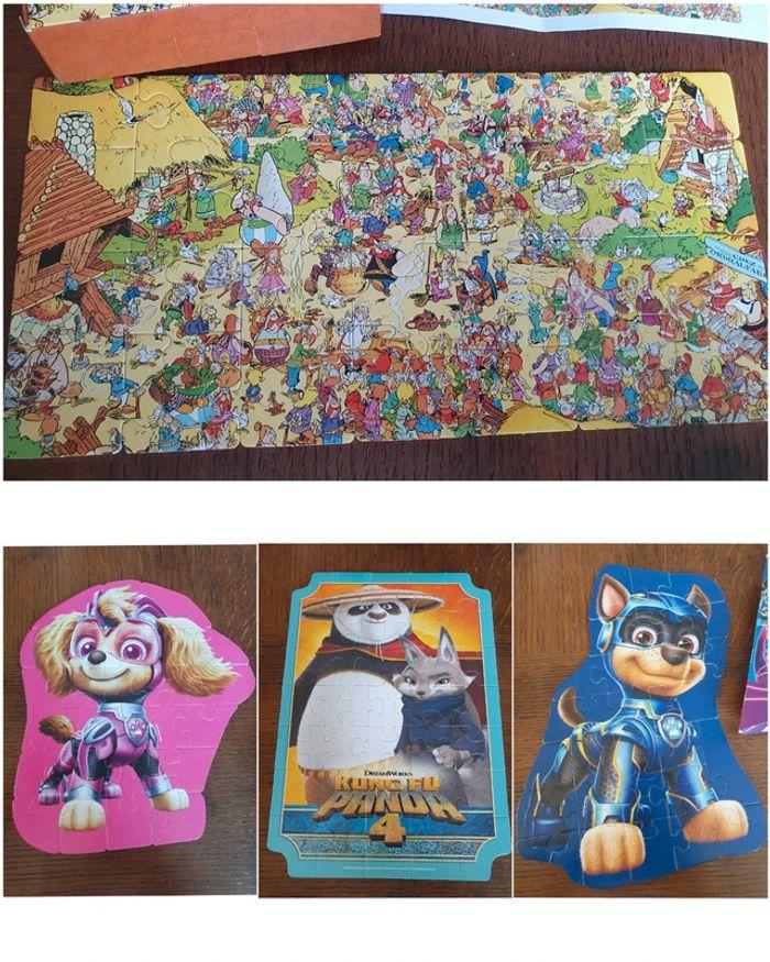 Lot 4 petits puzzles - photo numéro 1