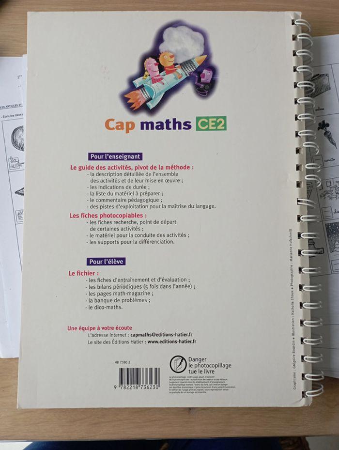 Fichie de l'élève Cap maths ce2 - photo numéro 2