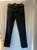 Pantalon jeans homme taille M noir