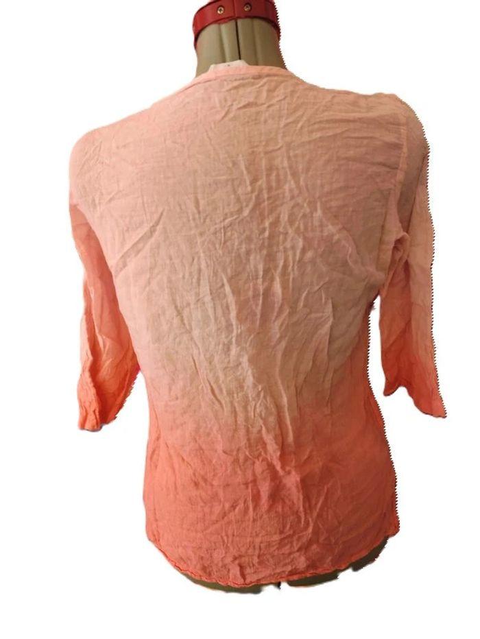 Tunique légère transparente rosé Elisa immagine Taille M - photo numéro 3