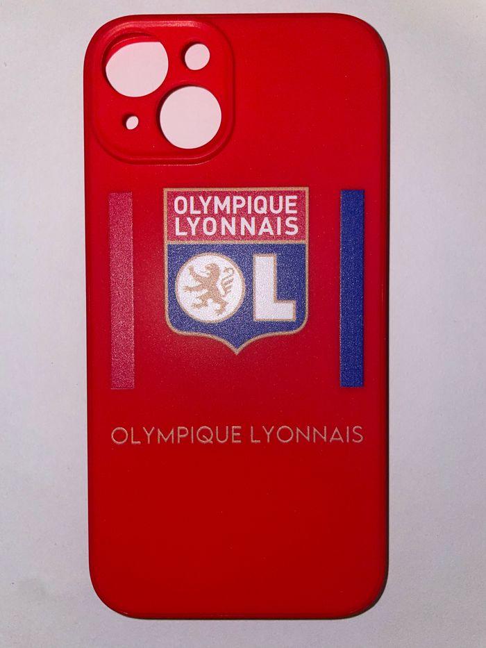 Coque iPhone 14 - Lyon 🔴🔵- 5 coloris disponibles - photo numéro 4