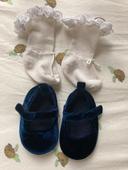 Chaussures bébé avec chaussettes