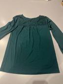 Chemise vert bouteille