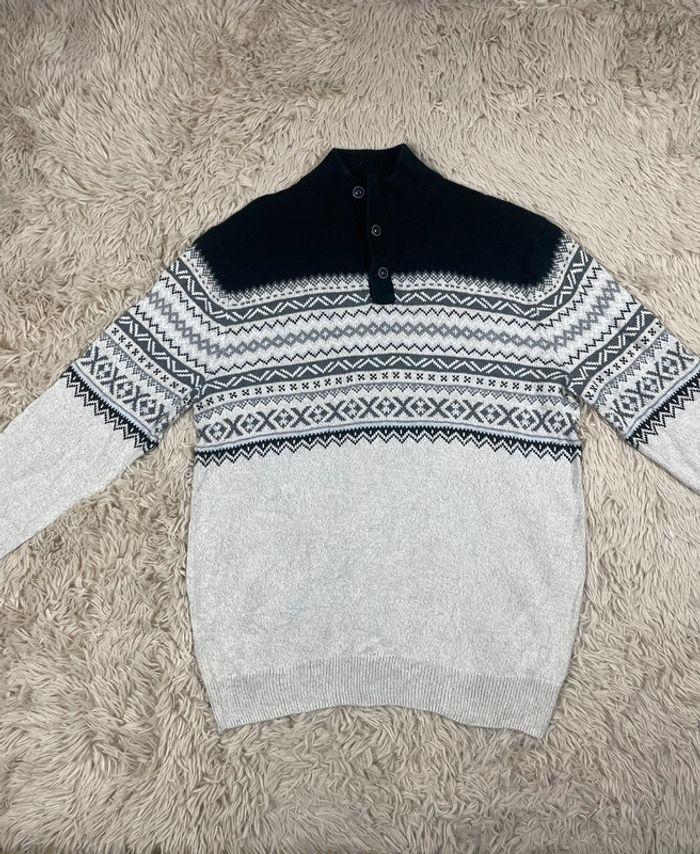 Pull chaps blanc vintage hiver taille M ( ralph lauren ) - photo numéro 2