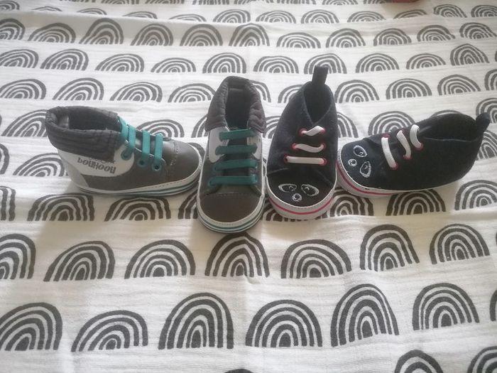 Lot de 2 paires de chaussures bébé 3/6 mois