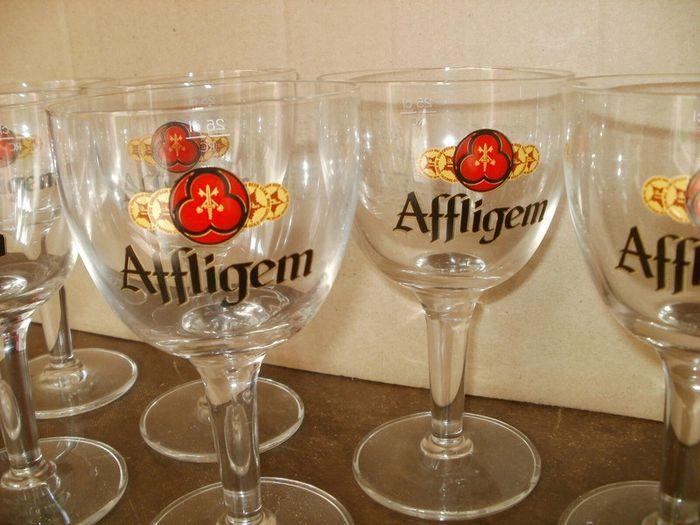 6 verres a pied afflighem 25 cl - photo numéro 1