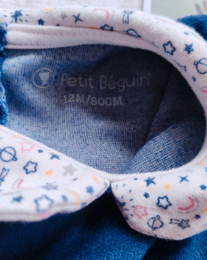 Haut de pyjama bébé fille Petit Béguin 12 mois - photo numéro 8