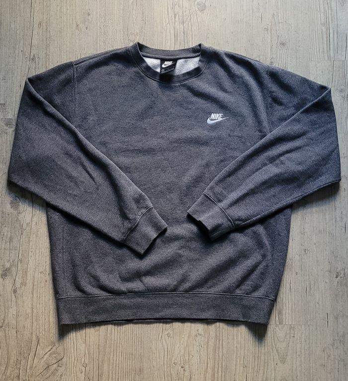 Sweat/Pull/Crewneck Nike Club Gris Taille M Homme Logo Brodé - photo numéro 2