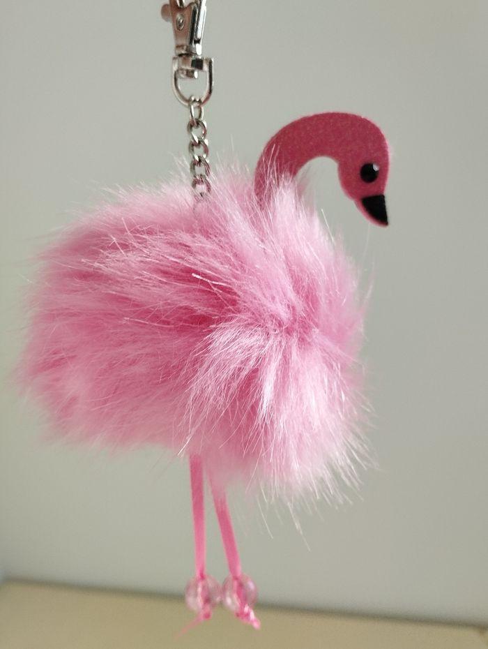 Porte clé flamand rose - photo numéro 1