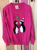 Pull motif pingouin