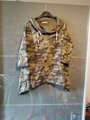 Blouse militaire capuche