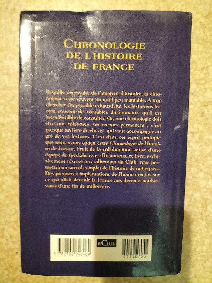 Livre chronologie de l'histoire de France - photo numéro 2