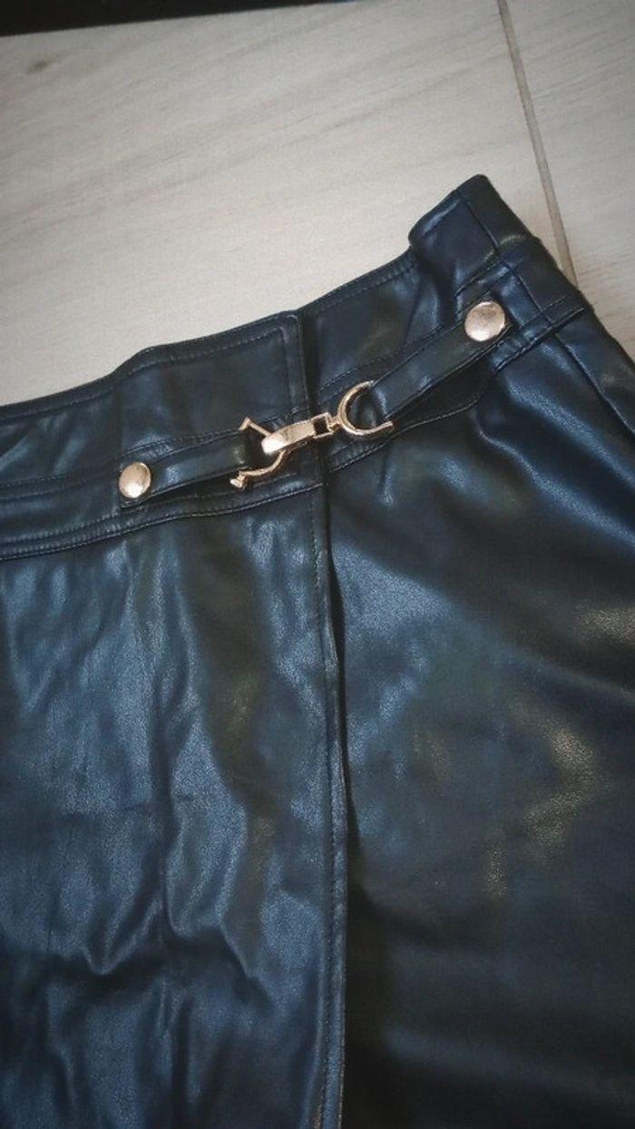 Short cuir pour femme taille s - photo numéro 2