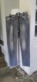 Jeans homme gris taille 42 Status