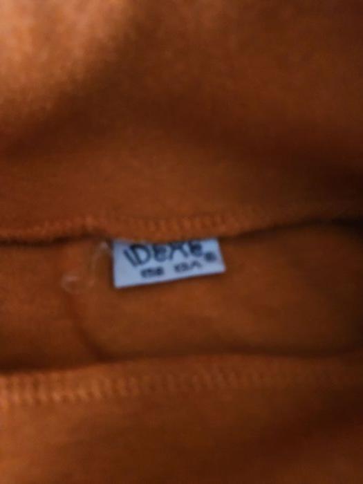 Pull à col roulé en coton unisexe - orange - 13 ans - Idexe - photo numéro 7