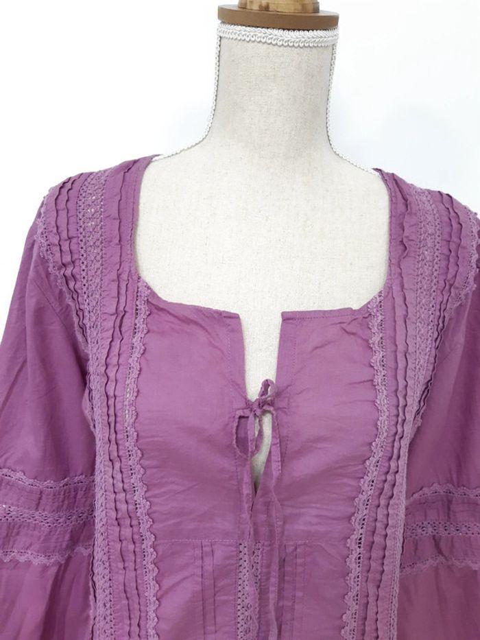 Blouse violette 3 Suisses T40 - photo numéro 2