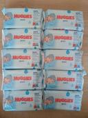 10 paquets de 56 lingettes Huggies pure