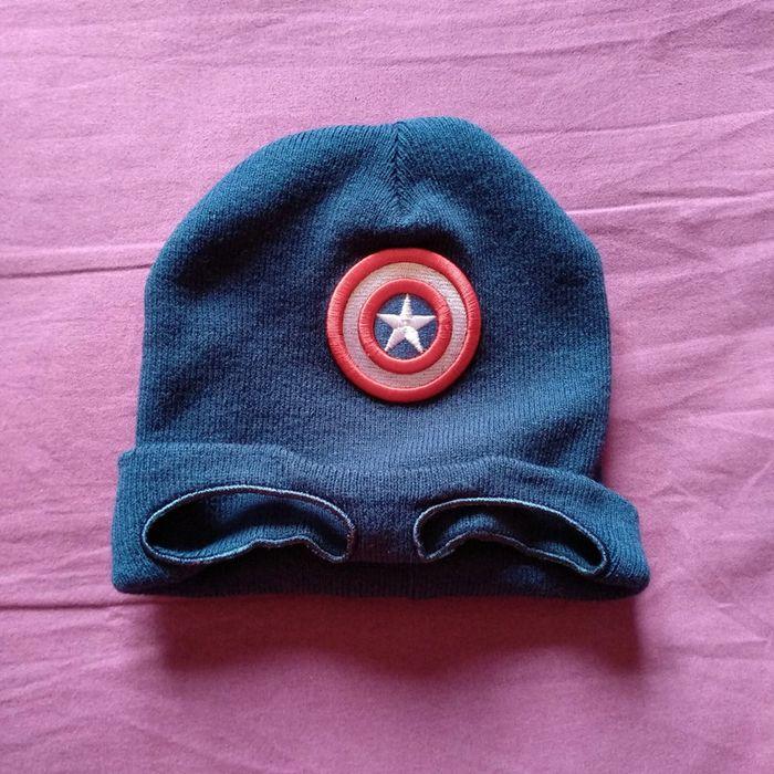 Bonnet garçon Captain America - photo numéro 1