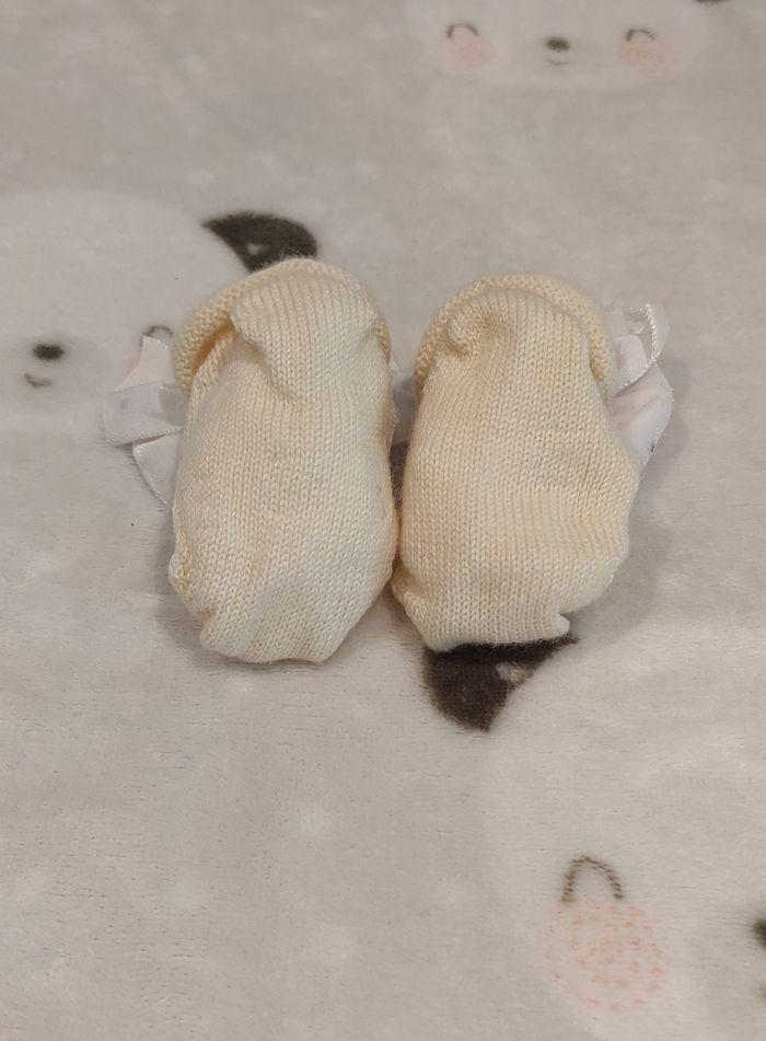 Chaussettes bébé 1 - 2 mois cadeau de naissance - photo numéro 4