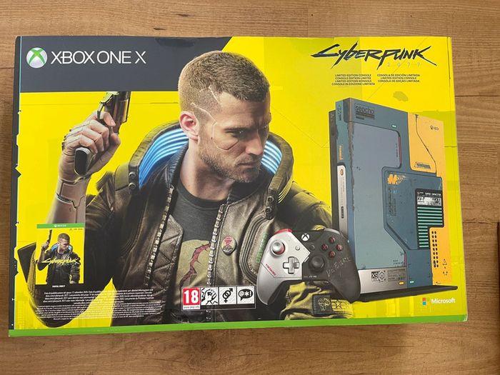 Console Xbox One X Édition Limitée Cyberpunk 2077 NEUVE scélée - photo numéro 1