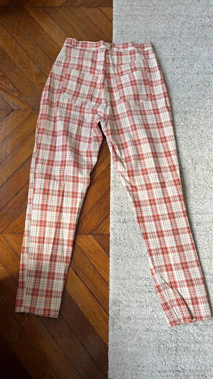 Pantalon à carreaux taille 36 - photo numéro 4