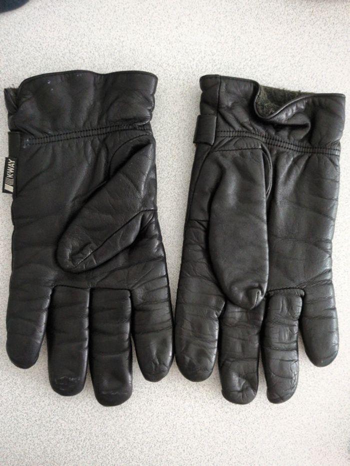 Gants en cuir k-way M - photo numéro 2