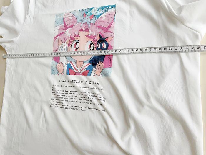 T-shirt Oversize Cute Kawaii Sailor Moon - photo numéro 8