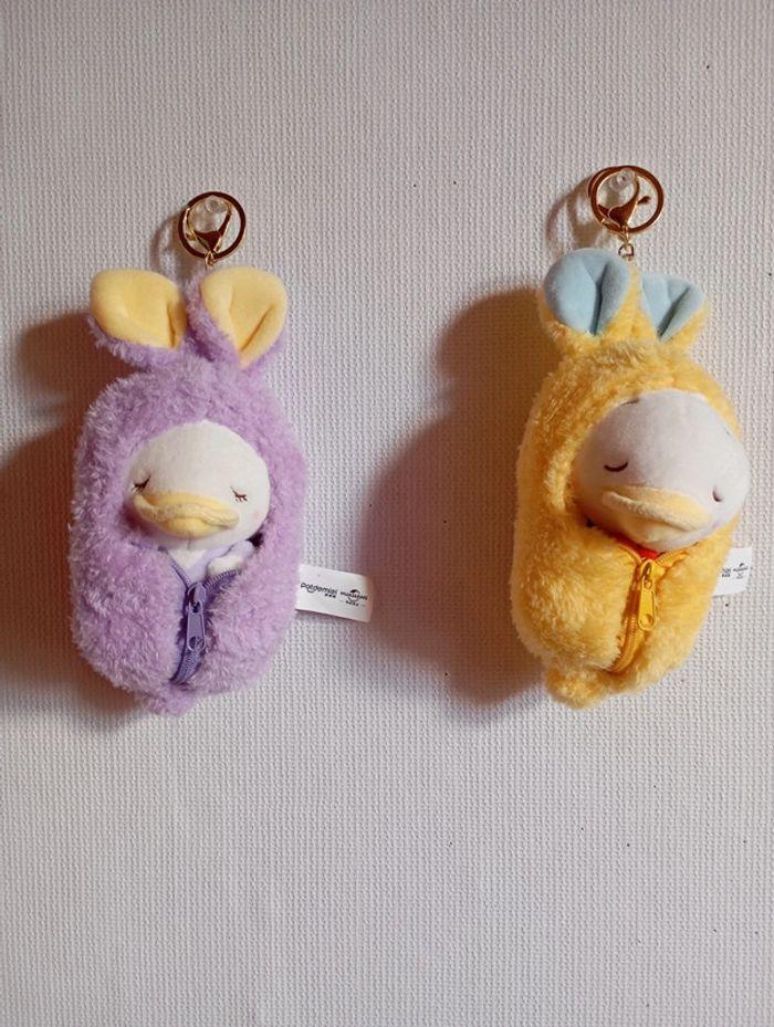 Porte clé peluche de  couple Donald et Daisy - photo numéro 1