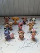 Lot 10 figurines animaux petshop / style petshop