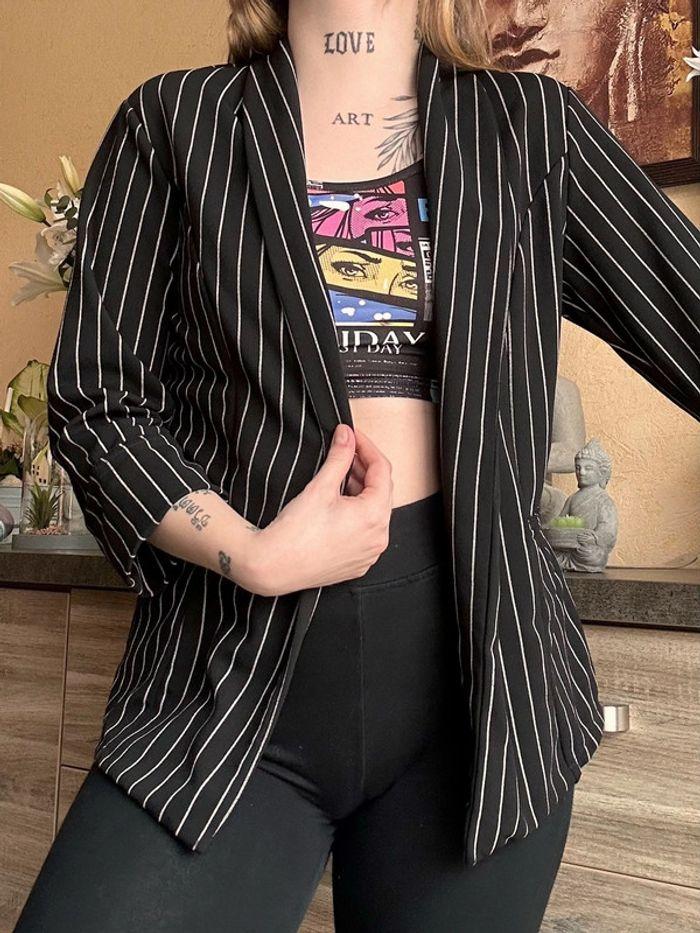 Veste/ Blazer à rayure - photo numéro 3