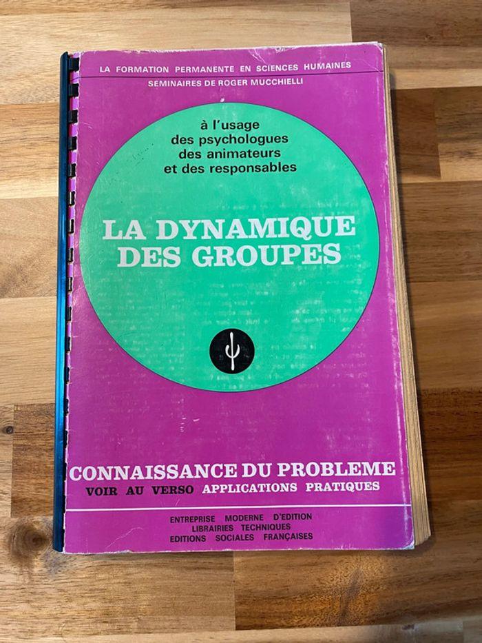 Livre ancien psychologie - la dynamique des groupes - 1969 - photo numéro 1