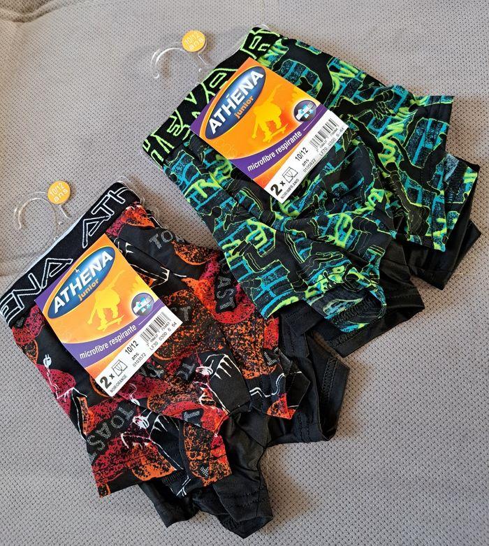 Lot de 4 boxers athena 10 12 ans