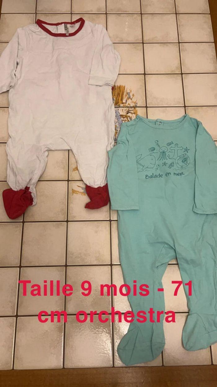 Lot de 2 pyjamas coton