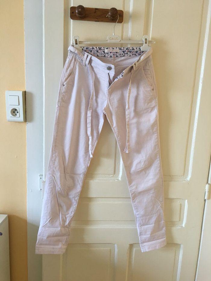 Pantalon droit rose pâle - photo numéro 1