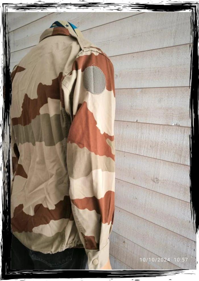 Veste militaire  beige et marron camouflage désert taille L - photo numéro 4