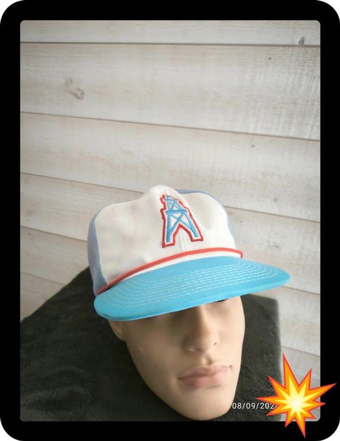 Casquette  réglable vintage Houston Oilers des années 90 - photo numéro 3