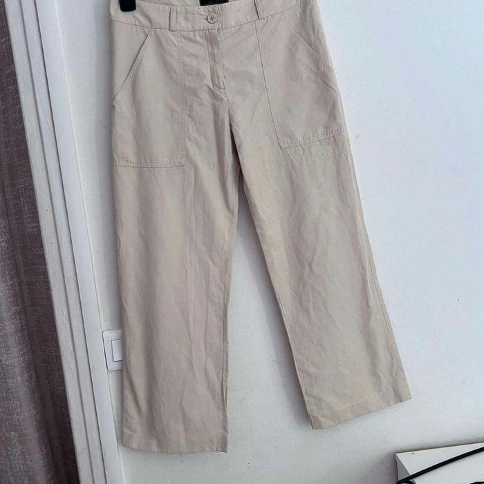 Pantalon  fluide  beige - photo numéro 1