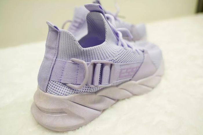 Basekets sneakers mauve parme T38 neuves - photo numéro 3