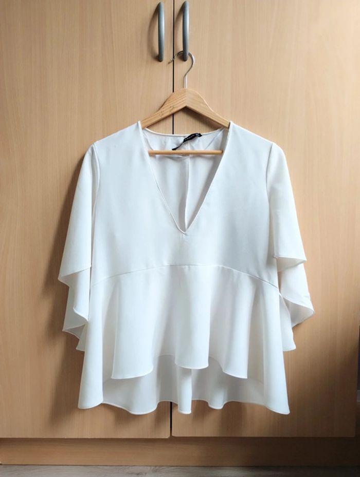 Zara blouse voile taille M - photo numéro 3