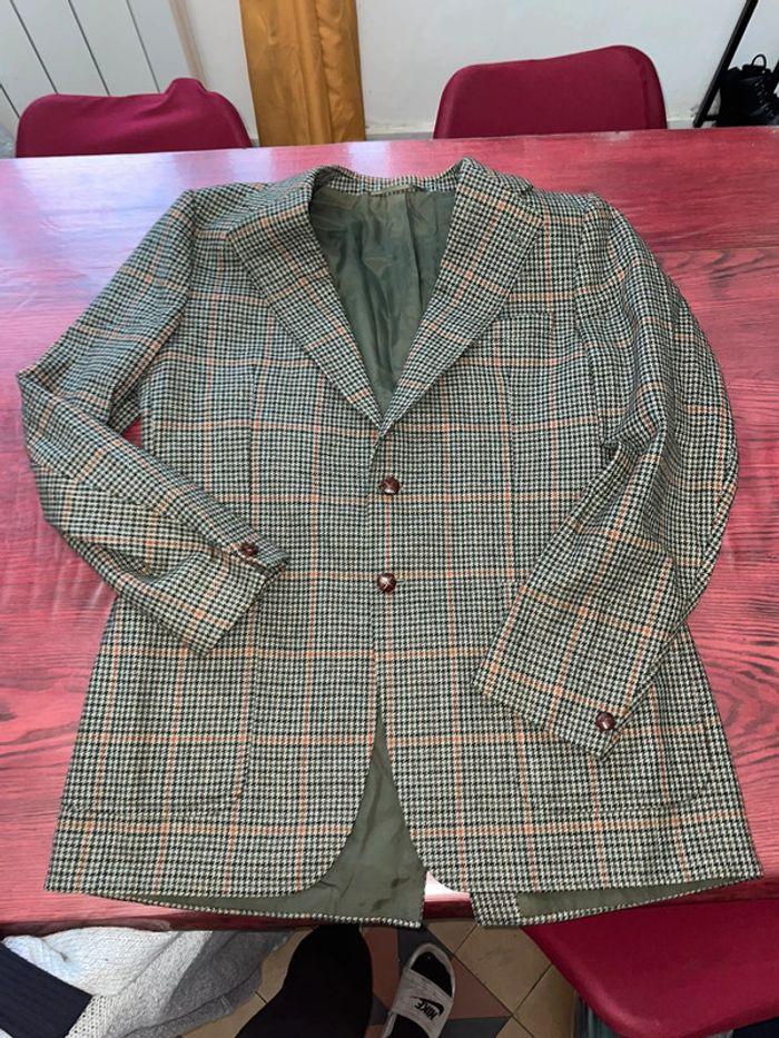 Veste à carreaux vintage pur laine « crombie » - photo numéro 1