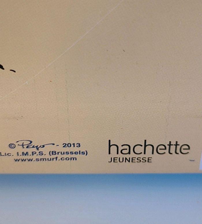 Rare malette métal bleu schtroumpfs avec 3 aimants 2013 hachette jeunesse - photo numéro 5