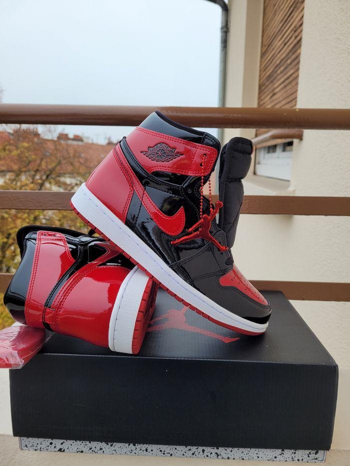 Air Jordan 1 High OG Patent Bred - photo numéro 5